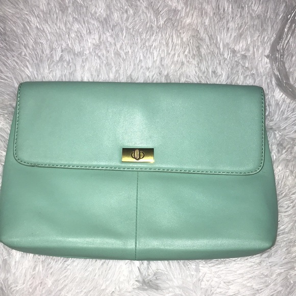 J. Crew Handbags - J.Crew mint green clutch